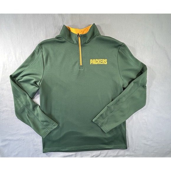 NFL Team Apparel Other - NFL Team Apparel TX3 Warm Green Bay Packers 1/4 Zip Pullover Large